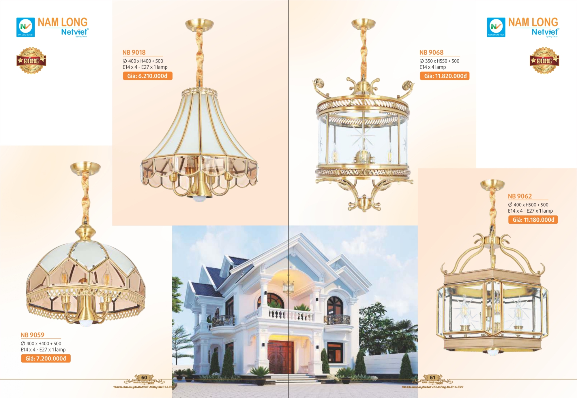 Bảng giá đèn trang trí Nam Long